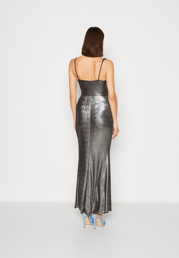 WAL G. PARTY METALLIC ASYMMETRIC MAXI
