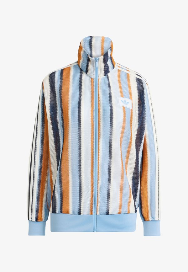 adidas Originals SUMMER GLOW KNITTED FIREBIRD - Cardigan - multicolor/ash blue