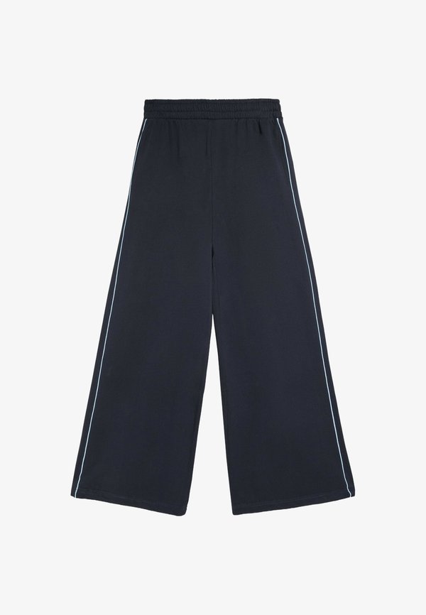 Bershka PLUSH - JOGGERS - Tracksuit bottoms - royal blue