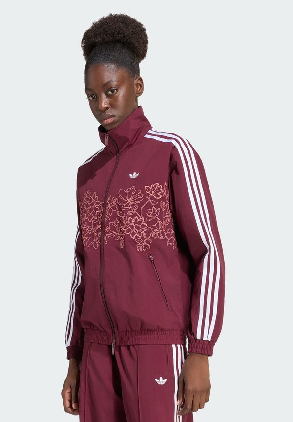 adidas Originals FLORAL GFX FIREBIRD LOOSE TRACK - Training jacket - maroon