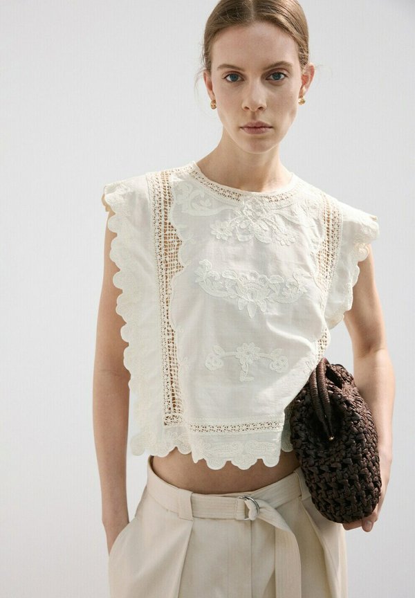 Mango ADULT - Blouse - off white