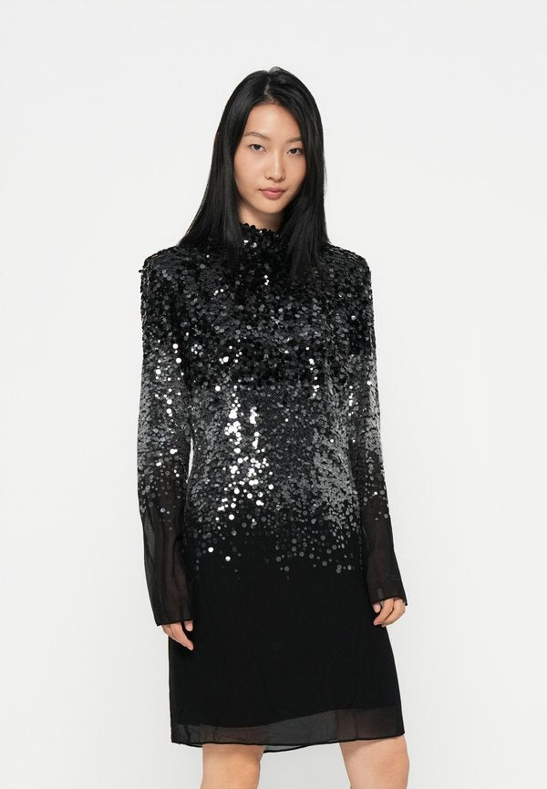 KARL LAGERFELD STUDIO DEGRADE DRESS