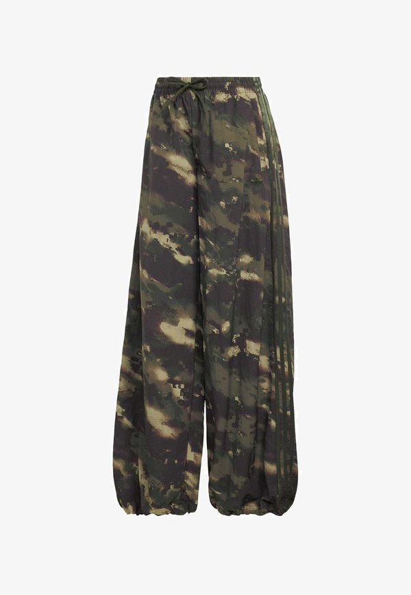 adidas Originals ADIDAS ORIGINALS CAMOUFLAGE ADILENIUM TRACK PANT - Trousers - night cargo   aurora coffee   olive strata   orbit green