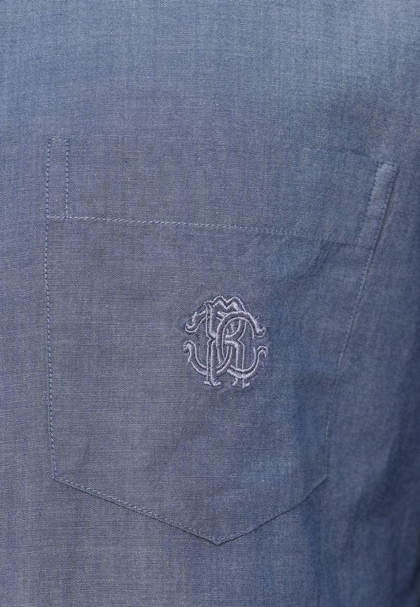 Cavalli Uomo CHAMBRAY REGULAR FIT SHIRT