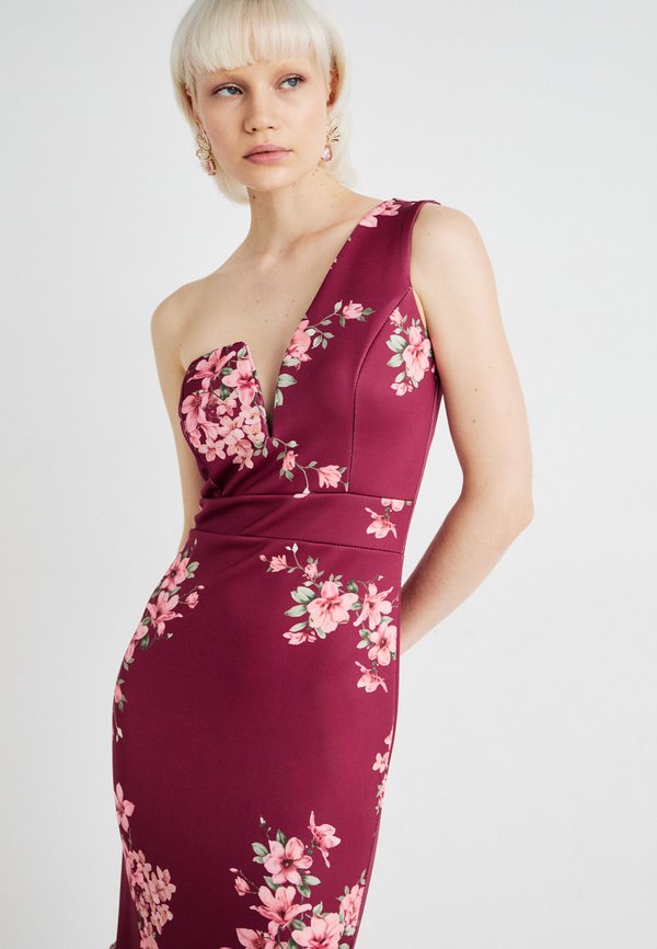 WAL G. WEDDING GIGI ONE SHOULDER MAXI