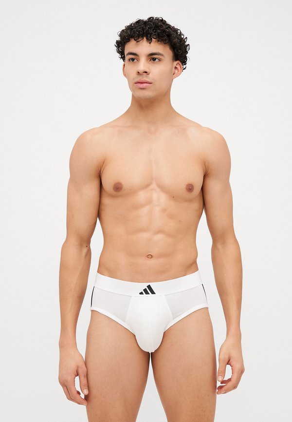 adidas Sportswear LOW RISE BRIEF 2 PACK - Briefs - black/white