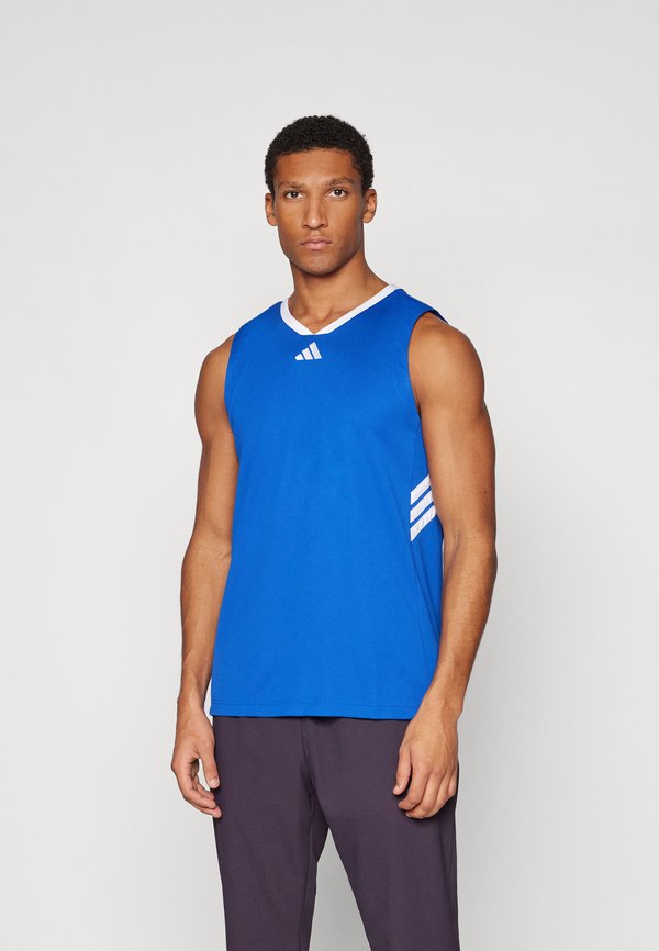 adidas Performance STRIPES - Top - team royal blue/white