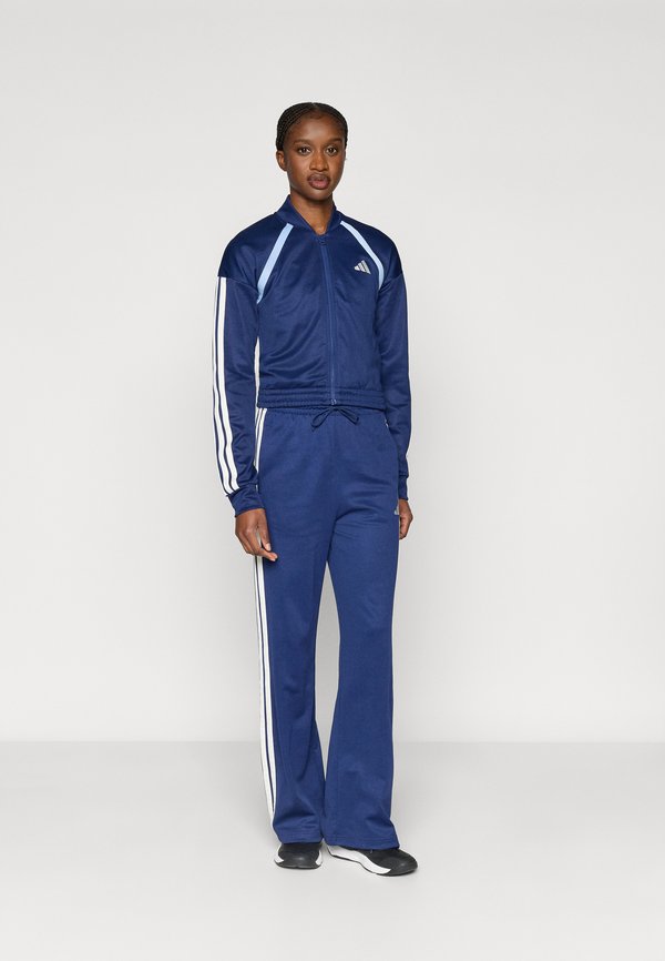 adidas Sportswear TEAMSPORT - Tracksuit - dark blue/off white