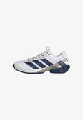 adidas Performance ADIZERO UBERSONIC 5 - Multicourt tennis shoes - cloud white   dark blue   silver metallic
