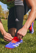adidas Performance PREDATOR PRO FIRM GROUND - Firm-ground football boots - lucid blue/footwear white/solar red