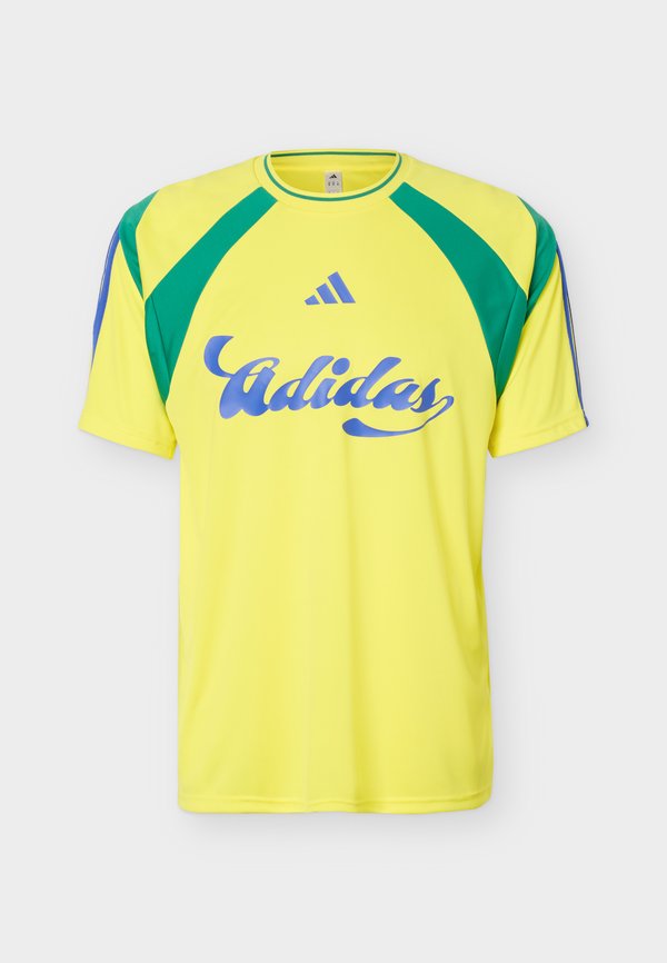 adidas Sportswear HOUSE OF TIRO NATIONS PACK TRACK TOP - Sports T-shirt - bright yellow/bold green/bold blue