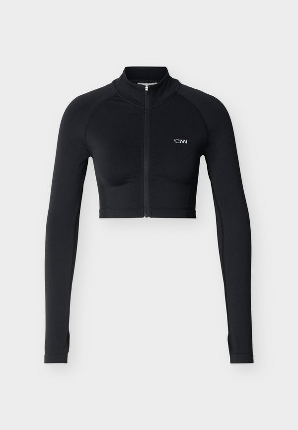 ICANIWILL DEFINE SEAMLESS CROPPED ZIP JACKET