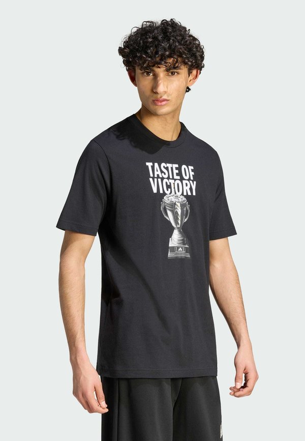 adidas Sportswear ADIDAS SPORTSWEAR TASTE OF VICTORY CAKE GRAPHIC T-SHIRT - Print T-shirt - black