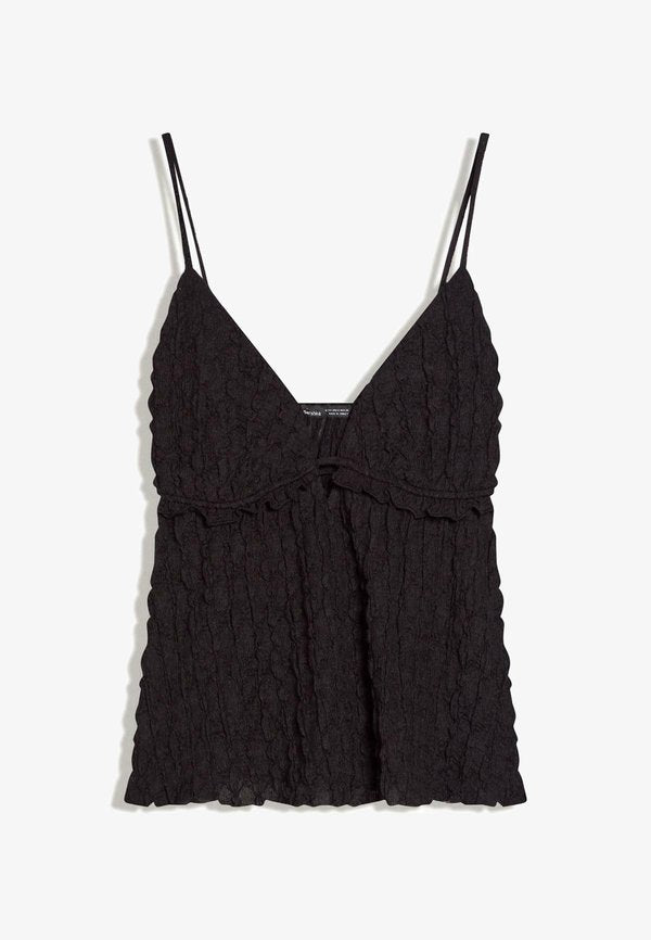 Bershka TOP - Top - black