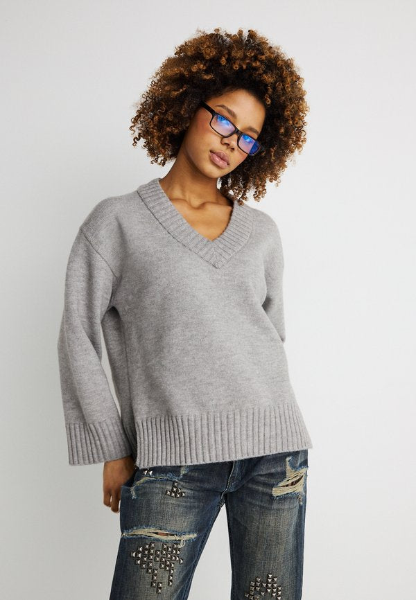 Gina Tricot V NECK SWEATER