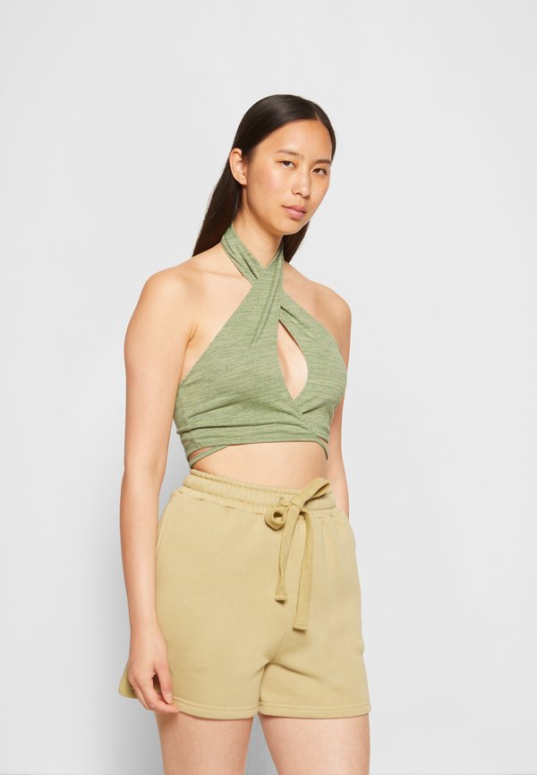 NA-KD TIE STRAP HALTERNECK