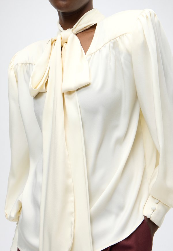 Bardot REVANA SATIN TIE NECK BLOUSE