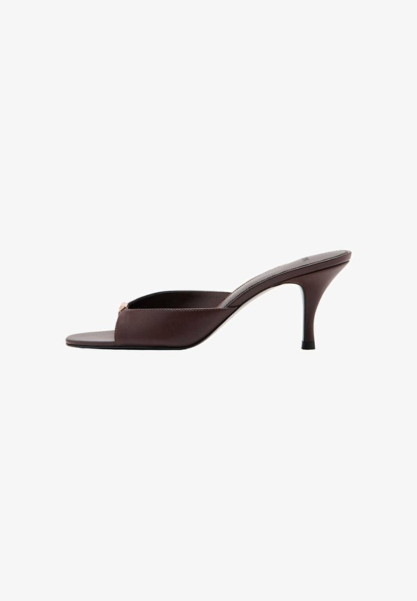 Mango ADULT - Heeled mules - bordeaux