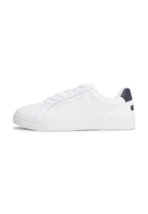 Tommy Hilfiger CONTRAST HEEL LEATHER CUPSOLE TRAINERS