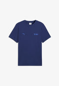 Puma PORSCHE LEGACY ESSENTIALS T-SHIRT - Print T-shirt - blue jewel