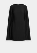Lauren Ralph Lauren CAPE GEORGETTE COCKTAIL DRESS