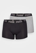 Puma EVERYDAY BASIC 2 PACK - Boxer briefs - grey melange/black