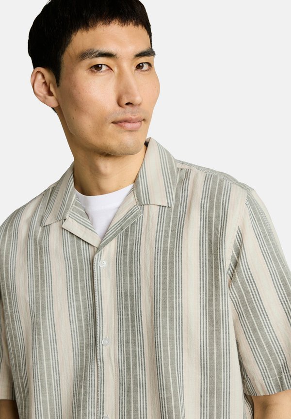 TOM TAILOR COMFORT FIT KURZARMHEMD MIT STREIFEN