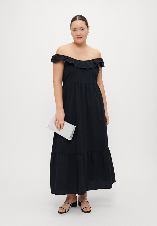 Vero Moda Curve VMCJARLOTTE RUFFLE ANCLE DRESS