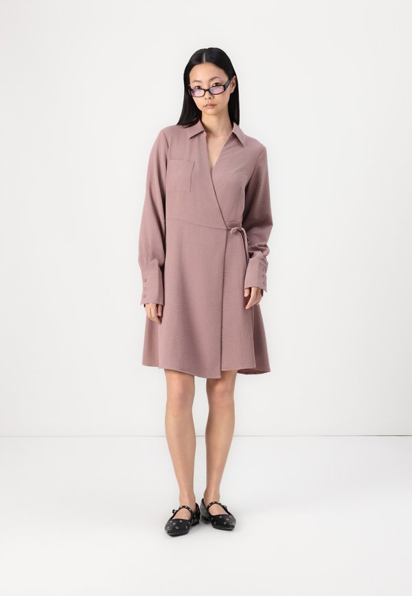 ONLY ONLLYDIA V NECK WRAP DRESS