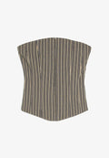 Bershka TOP BANDEAU - Top - grey