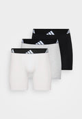 adidas Sportswear 3 PACK - Boxer briefs - grey/black/white
