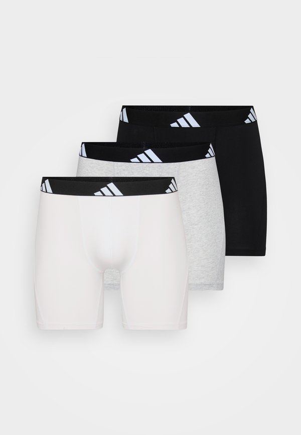 adidas Sportswear 3 PACK - Boxer briefs - grey/black/white