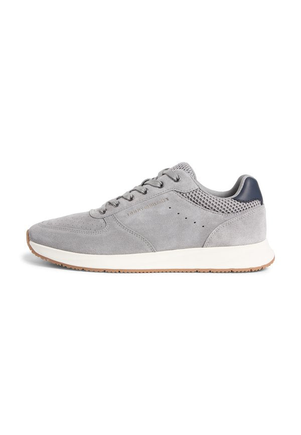 Tommy Hilfiger SUEDE MIXED TEXTURE FINE CLEAT TRAINERS