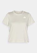 adidas Performance WORKOUT ESSENTIALS 3-STRIPES - Sports T-shirt - alumina/white