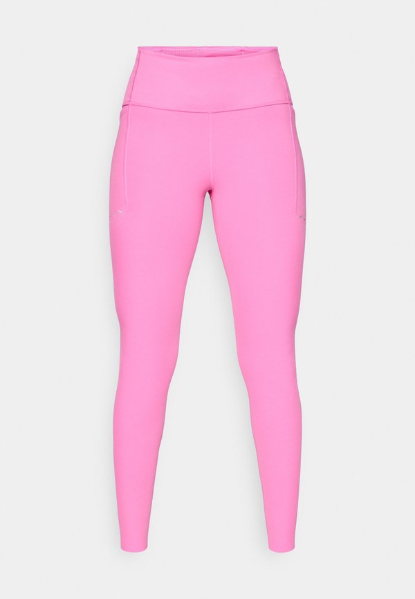 Nike Performance SWIFT - Running tights - playful pink/reflective silver-coloured