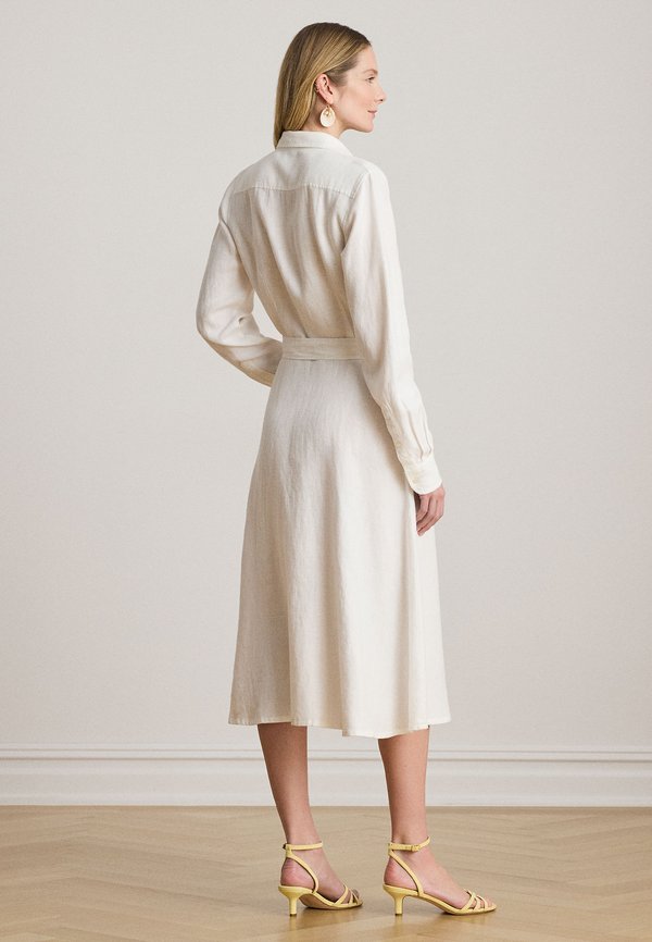 Lauren Ralph Lauren Petite BELTED LINEN SHIRTDRESS