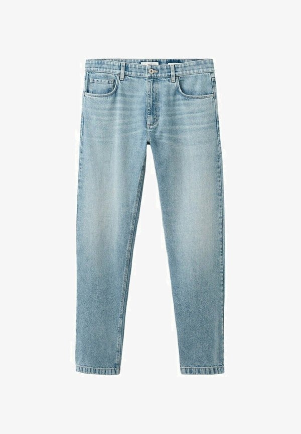 Mango Straight leg jeans - light blue