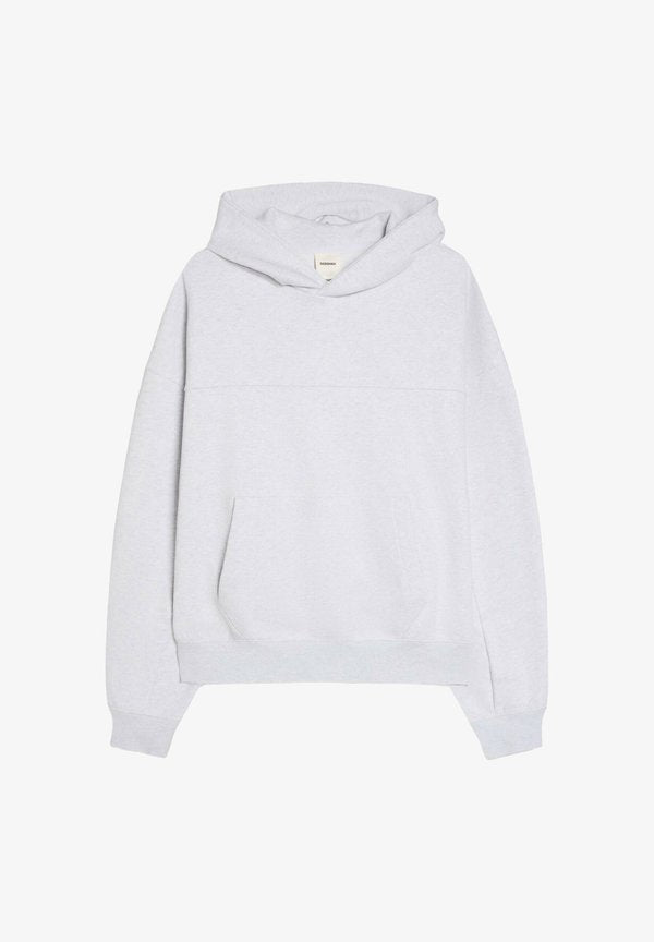 Bershka BOXY FIT - HOODIE - Hoodie - dark grey