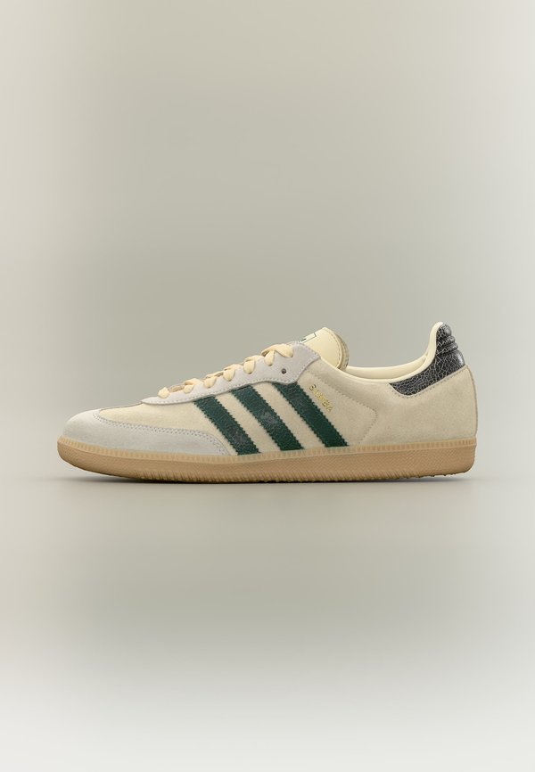 adidas Originals SAMBA OG UNISEX - Trainers - cream white/collegiate green/magic beige