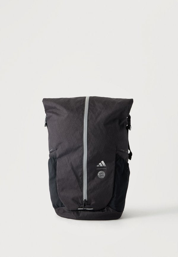 adidas Performance BAYERN MUNICH PLAYER BACKPACK UNISEX - Rucksack - black/matte silver-coloured