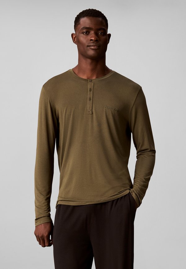 Calvin Klein Pyjama top - olive night