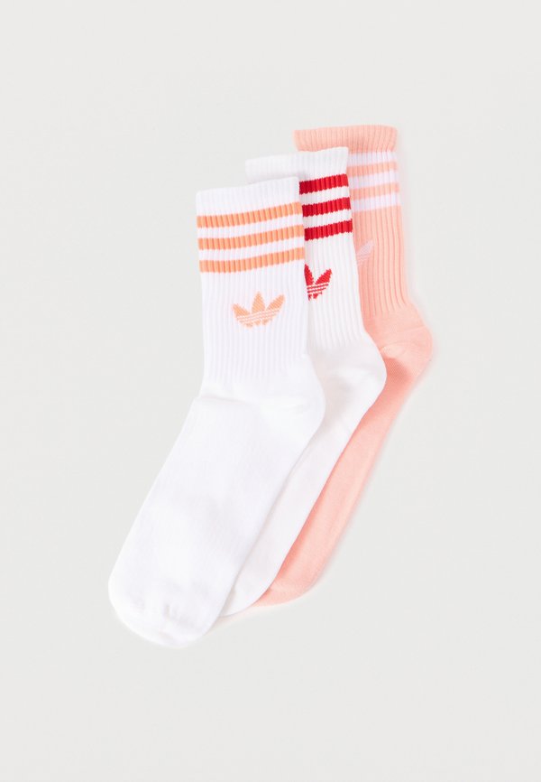 adidas Originals 3S CREW S UNISEX 3PACK - Socks - white