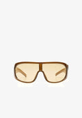 Bershka PLASTIC SUNGLASSES 00711023 - Sunglasses - dark brown