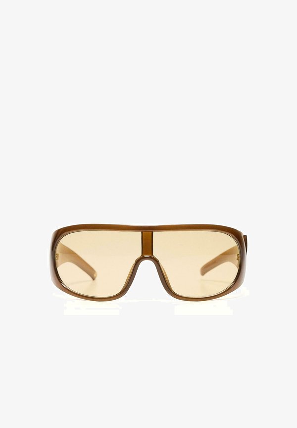 Bershka PLASTIC SUNGLASSES 00711023 - Sunglasses - dark brown