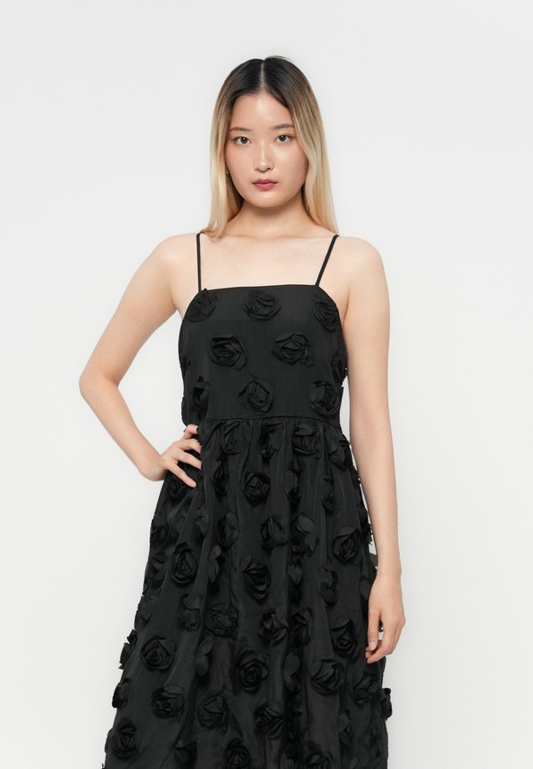 YAS YASROSSIE STRAP MIDI DRESS
