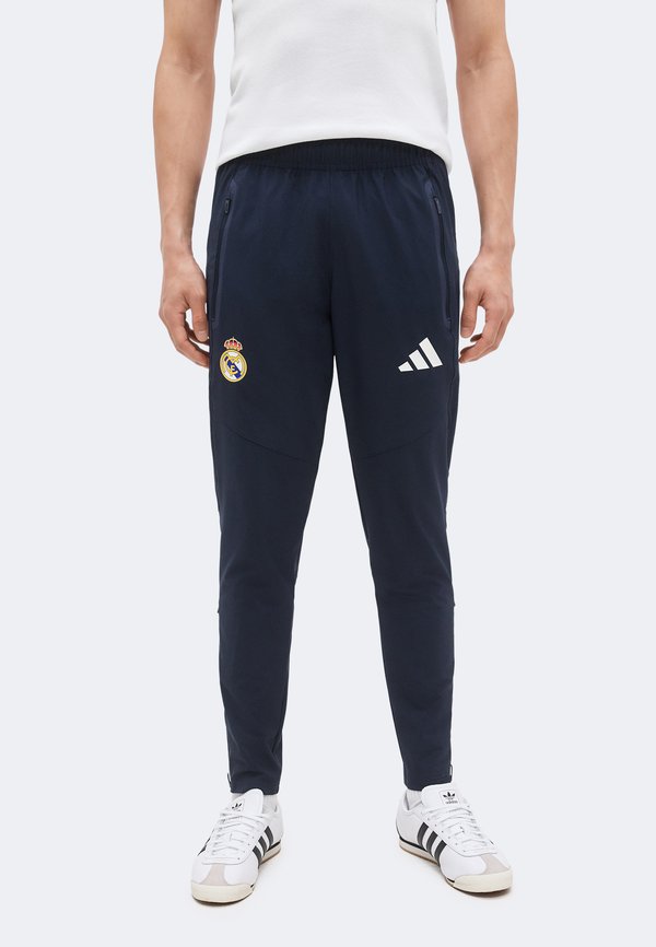 adidas Performance REAL MADRID TIRO TRAVEL PANTS - Tracksuit bottoms - night navy