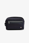 Tommy Hilfiger ENAMEL FLAG TRAVEL - Wash bag - space blue