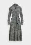 Lauren Ralph Lauren PAISLEY CREPE MIDI DRESS