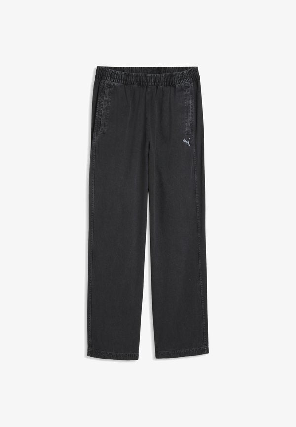 Puma FUTURE.PUMA.ARCHIVE RELAXED WASHED TWILL TRAININGSHOSE UNISEX - Relaxed fit jeans - black