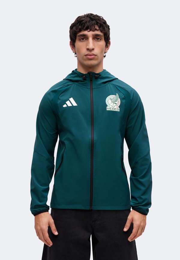 adidas Performance MEXICO TIRO TRAVEL FULL ZIP - National team wear - aurora ivy